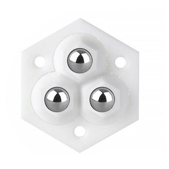 360° roterande treklots hjul