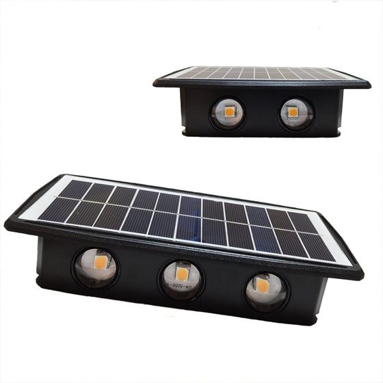 Solar utomhus vägglampa