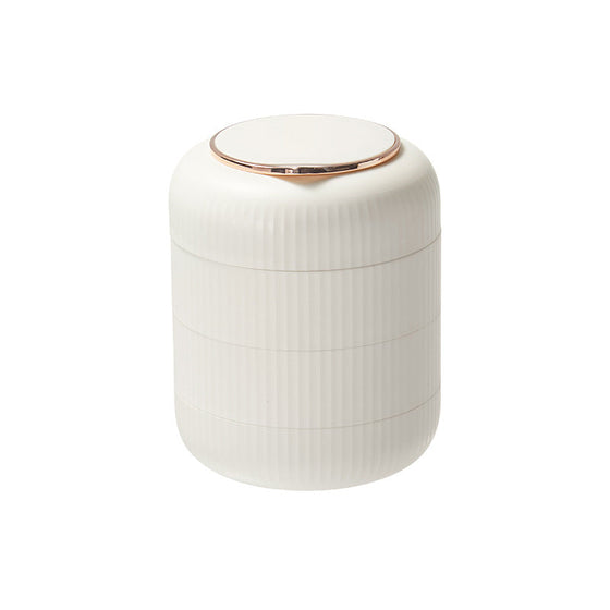 Roterande smyckesförvaring i flera lager