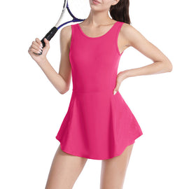 Dubbla lager sporttennisklänning