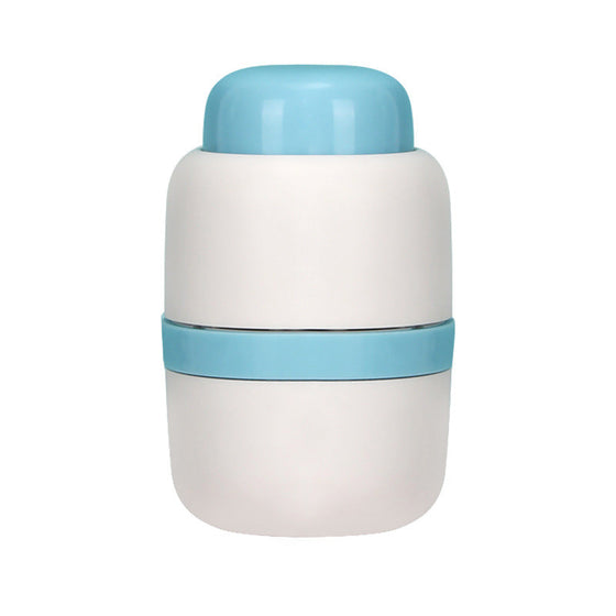 2 i 1 bärbar tablettklyvare och förvaringsbehållare