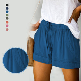 Fasta shorts med rak midja