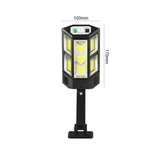 Super Ljus Jumbo Solar LED-lampa