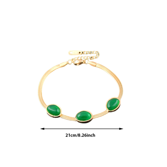 Emerald Halsband Armband