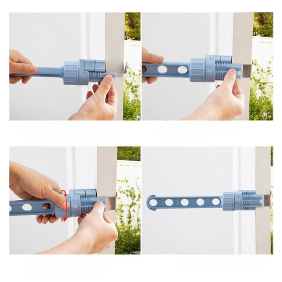 Vikbar väggmonterad klädhängare