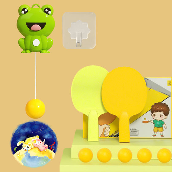 Bärbar hängande bordtennistränare för inomhusbruk