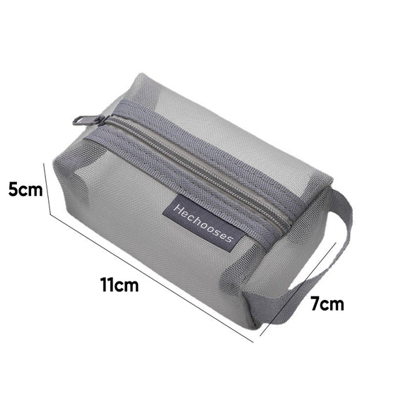 Fyrkantig mesh myntväska