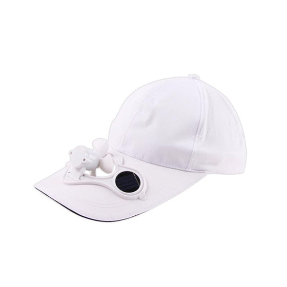 Kylkeps med solcellsdriven fläkt