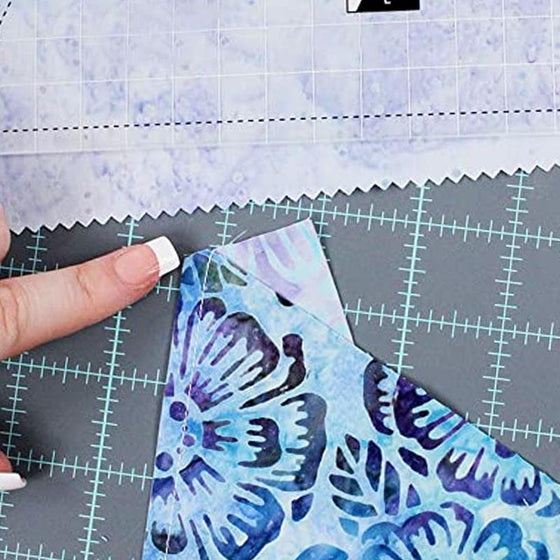 Genomskinlig Lapptyg Sömnad Skärande Linjal