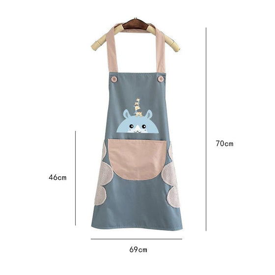 Vattentätt förkläde med handtorkande handduk