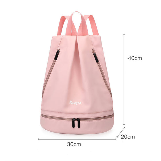 Damsimväska utrustning ryggsäck