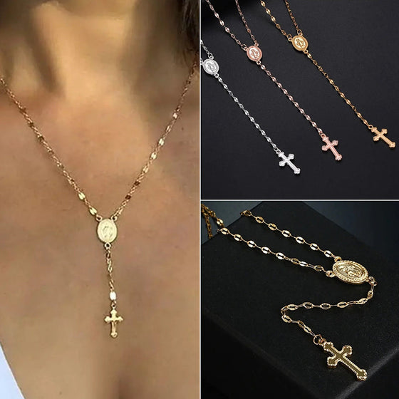 Kors hängsmycke halsband