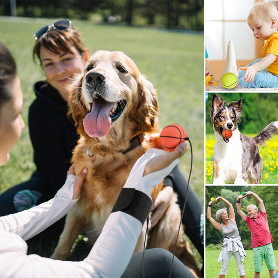 Handledsband med studsande boll