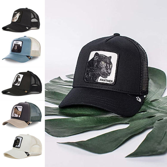 Djurmönster nät basebollkeps