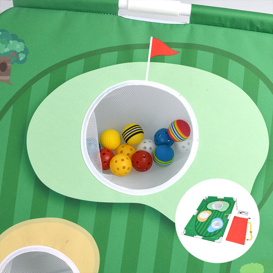 Bärbar utomhus golfspelset