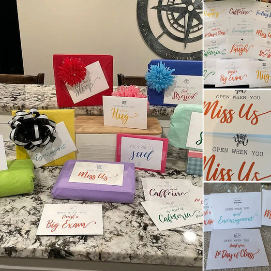 Graduationkortuppsättning (16 kuvert)