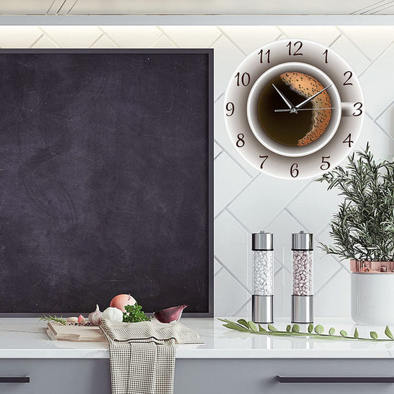 Kaffekopp Väggklocka