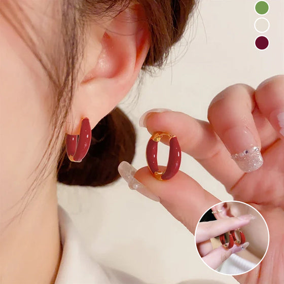 Eleganta och fashionabla ringörhängen