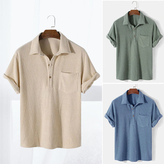 Våffeltröja för män