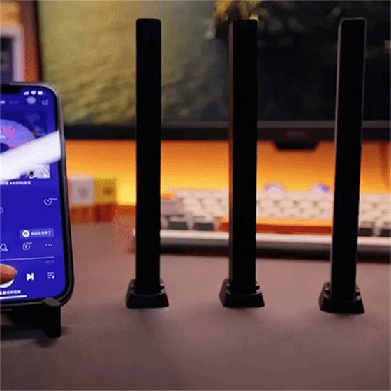 Trådlös ljudaktiverad RGB ljuslist