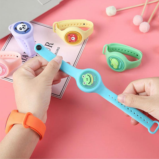 Barn Tecknad Djur Myggavvisande Klocka