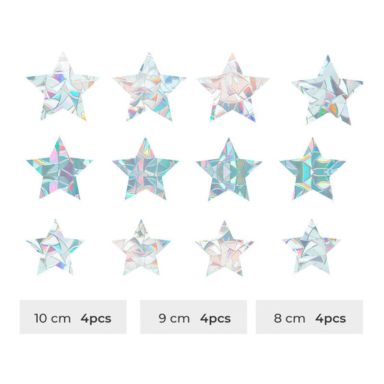 Färgglada glasklistermärken