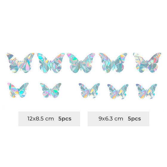 Färgglada glasklistermärken