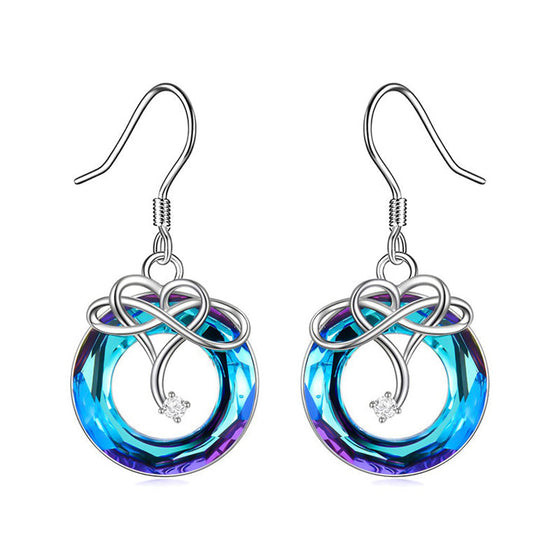 Älska evigheten halsband och örhängen