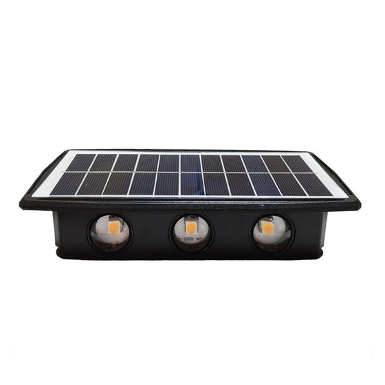 Solar utomhus vägglampa