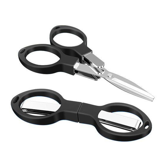 Hopfällbara små saxar, fiskesaxar, 8-karaktärssaxar