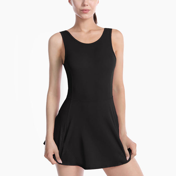 Dubbla lager sporttennisklänning