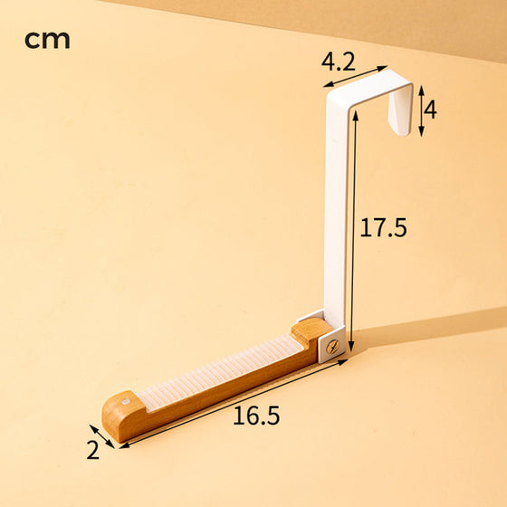 Vikbart trä dörrkrokar
