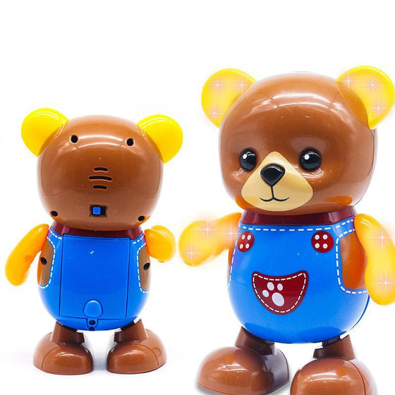 Ljus- och musikalisk dansande leksak