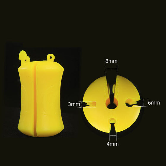 Bärbar fiskespö fästningsboll