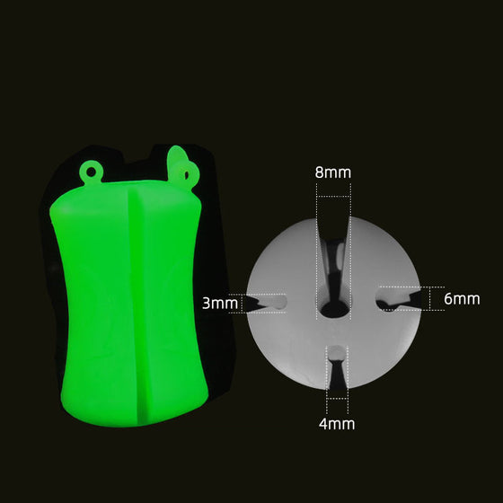 Bärbar fiskespö fästningsboll