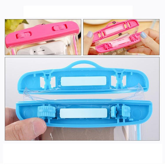 Vattentät nattljusande telefonväska